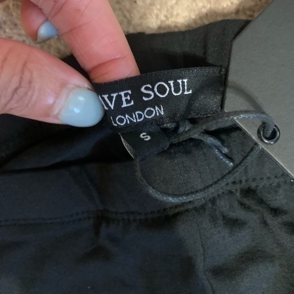 Nasty Gal Stripe High Waisted Leggings size Small - Picture 7 of 12